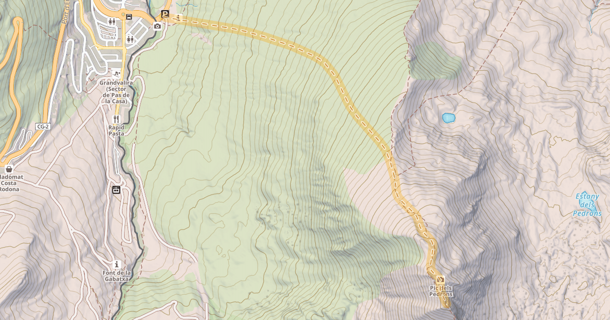Map preview of Pic dels Pedrons — Pas de la Casa
