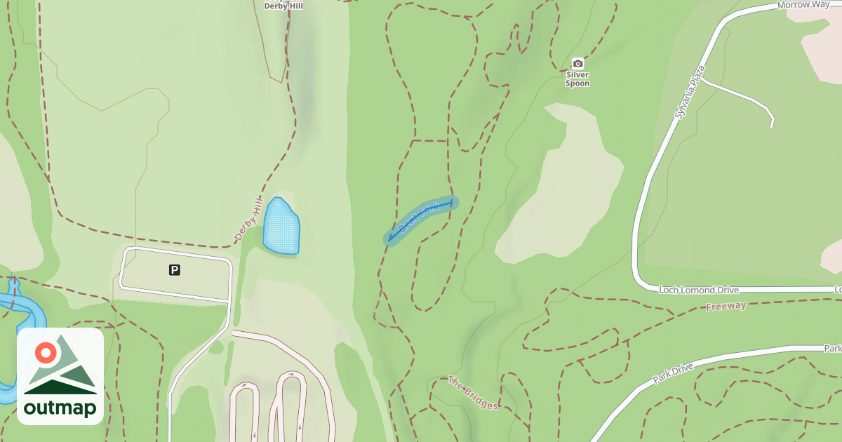 Map of Bent Fork
