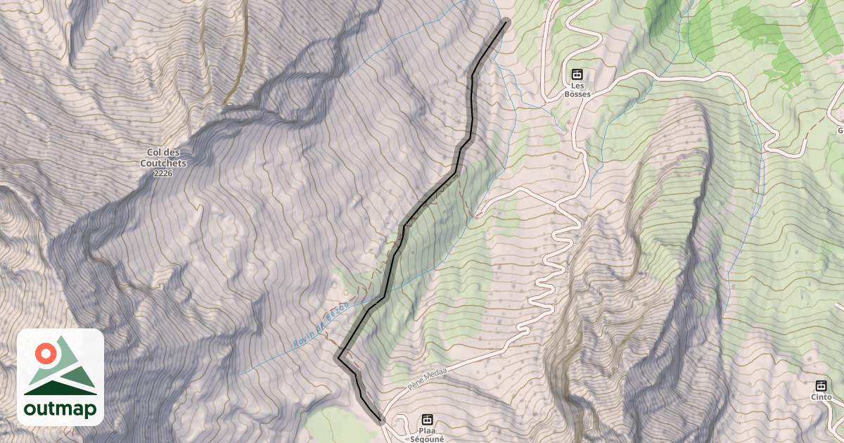 Map of Les Flancs du Ger