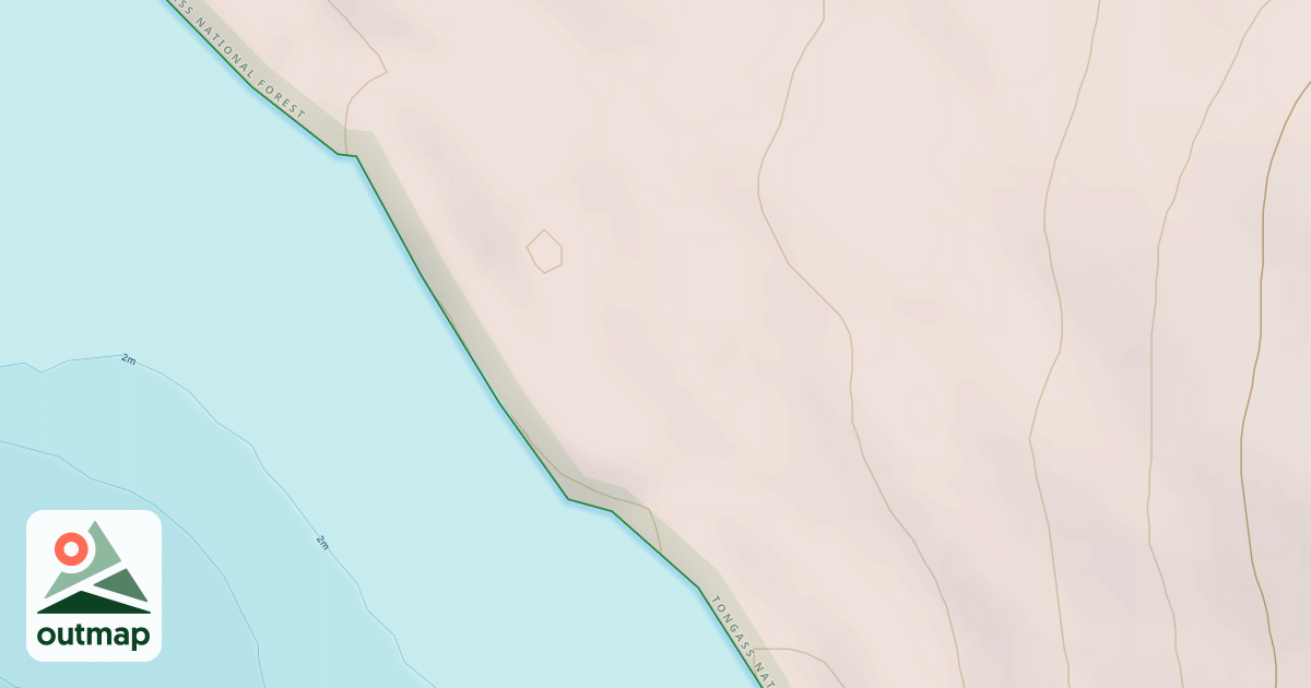 Map of Kizhuchia Creek Road