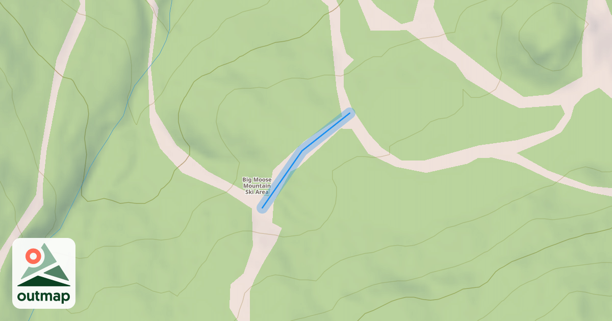 Map of Carry Brook