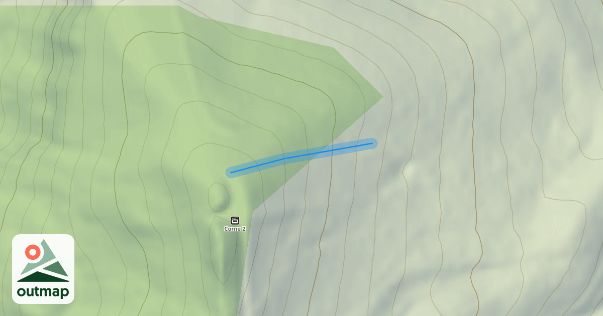 Map of Corne Rouge