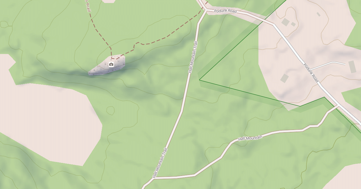 Map preview of Hall Mountain