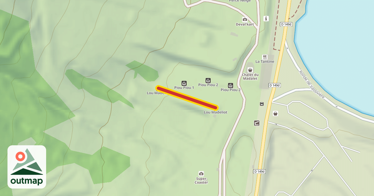 Map of Lou Madeliot
