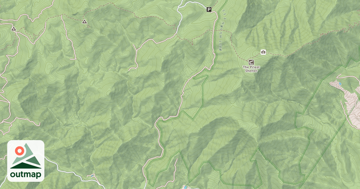 Map of SHOE CREEK