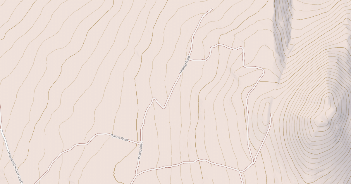 Map preview of HICKUP ROAD
