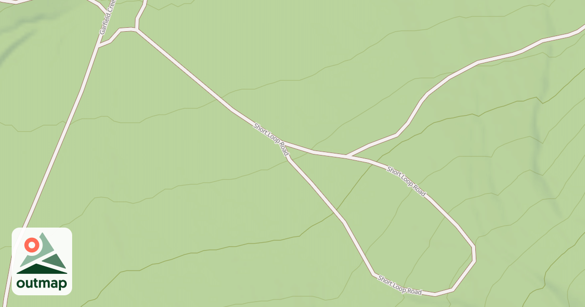 Map of SHORT LOOP ROAD