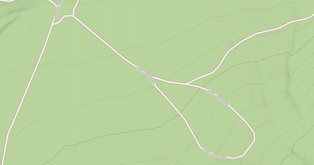 Map preview of SHORT LOOP ROAD