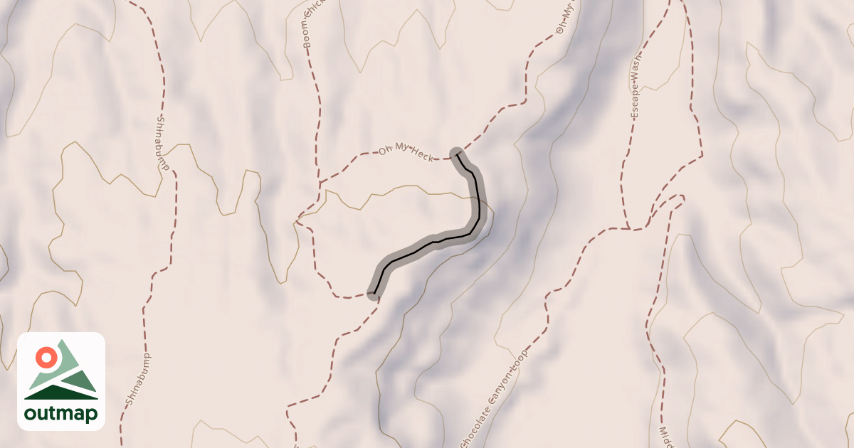 Map of White Rabbit Trail