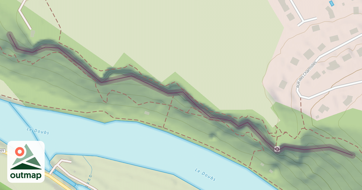 Map of Rochers du Quint