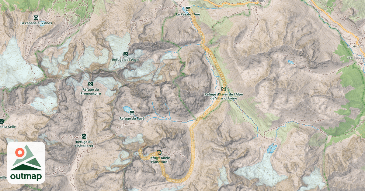Map of Col du Diable — Pied du Col