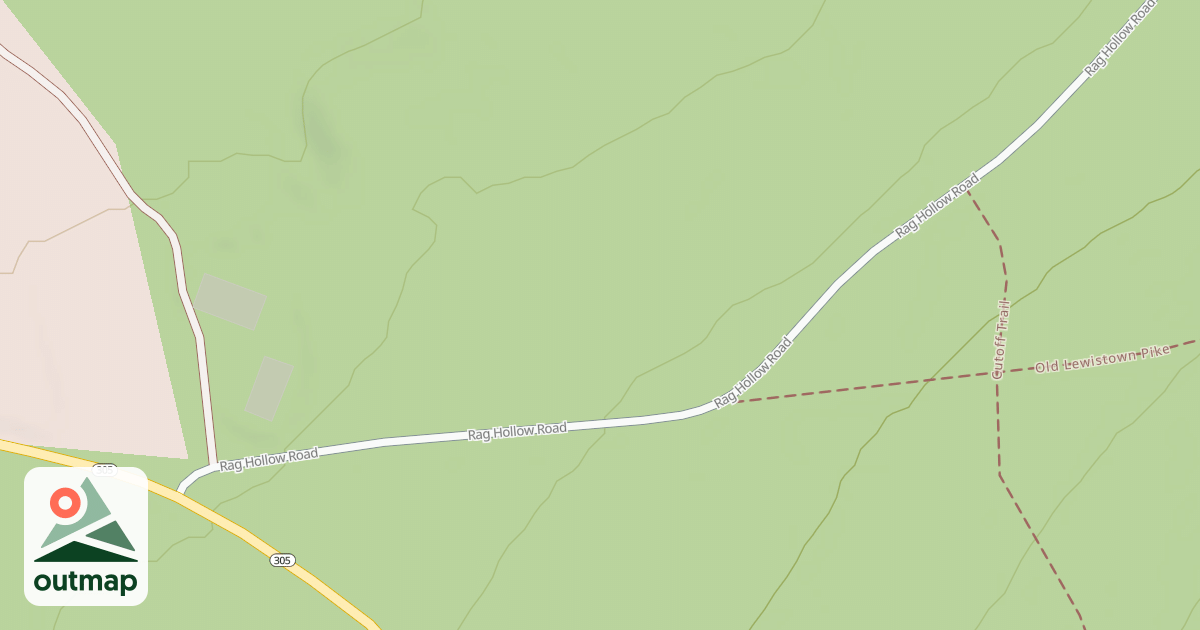 Map of Rothrock State Forest Seven Mountains Snowmobile Trails