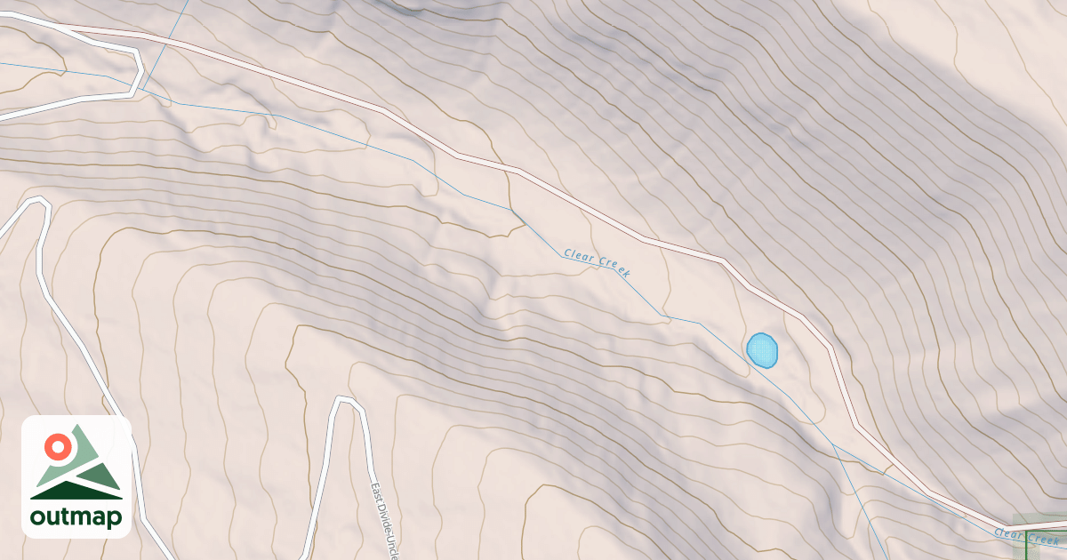 Map of CLEAR CREEK