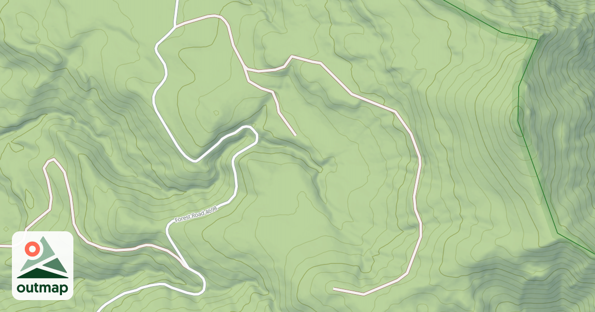 Map of USFS Motor Vehicle Use Map Roads {87A1C5CF-070A-41B4-9C96-79FED1300F71}