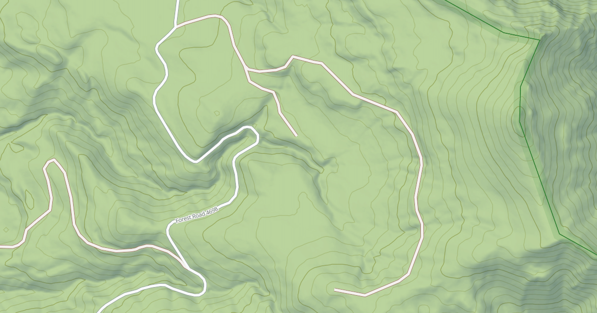 Map preview of USFS Motor Vehicle Use Map Roads {87A1C5CF-070A-41B4-9C96-79FED1300F71}