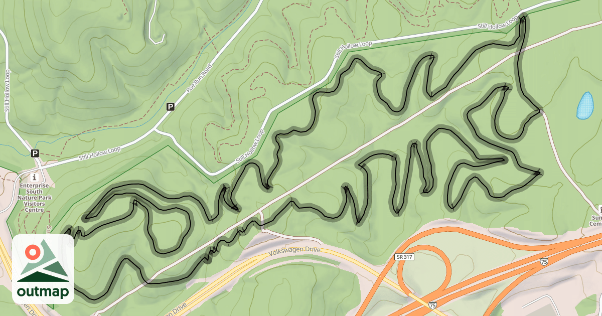 Map of Atlas Mountain Bike Trail