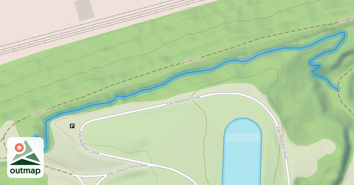 Map of Cliff Top Trail