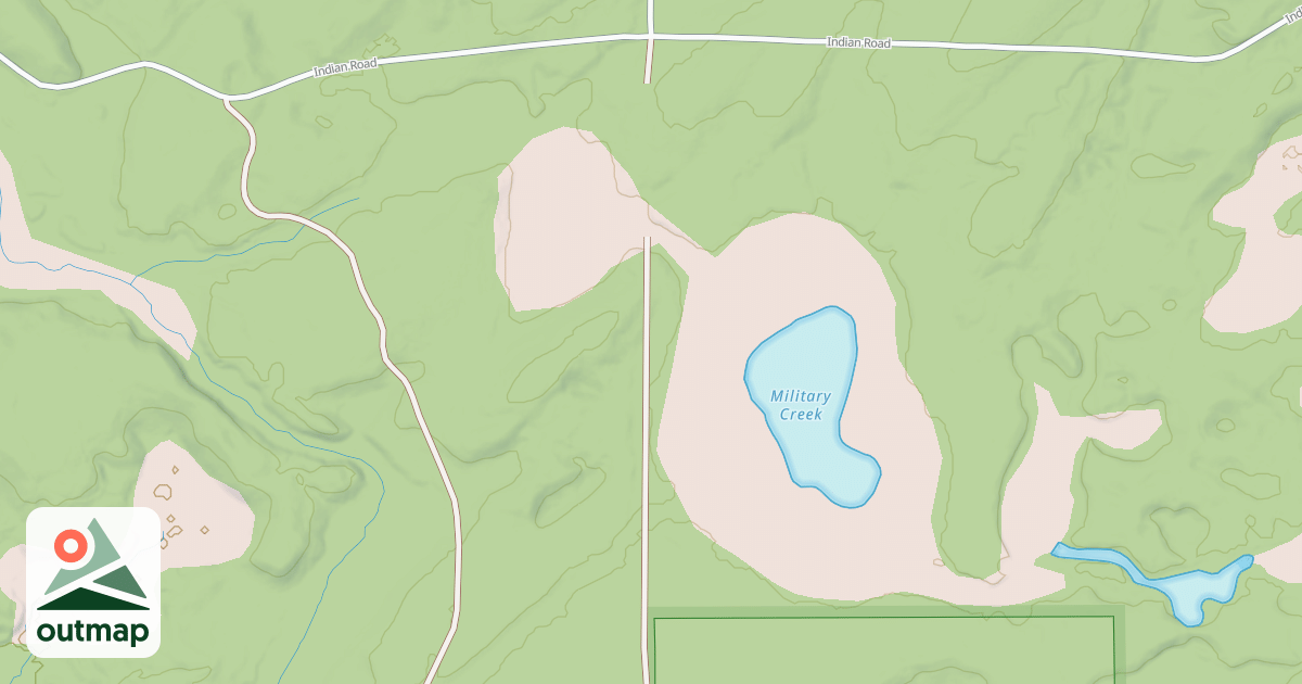 Map of FR 2178D - MILITARY SPUR D