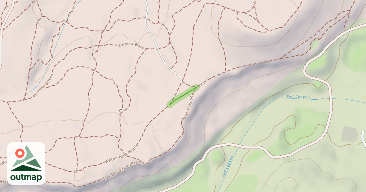 Map of Water Tank Trails