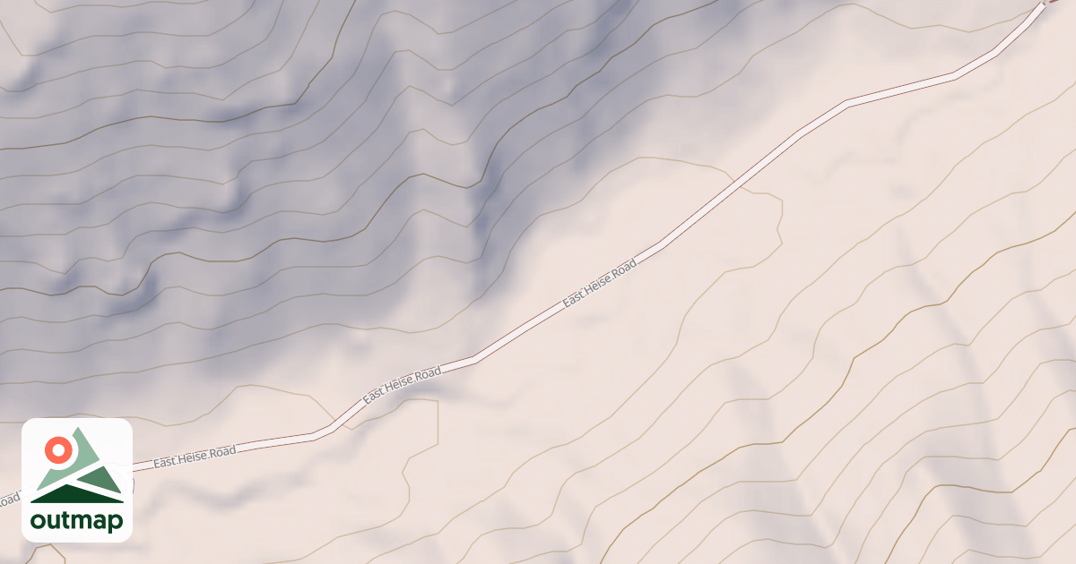 Map of Blacks Canyon
