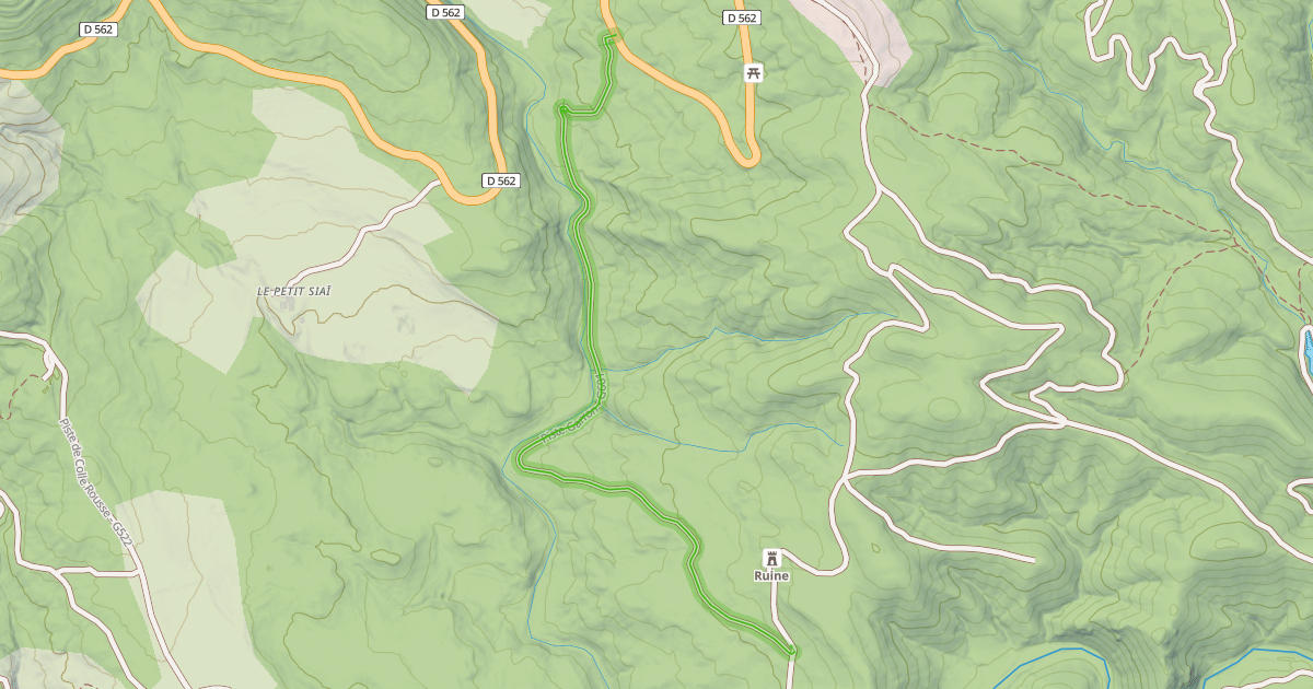 Map preview of Piste Garron - G601