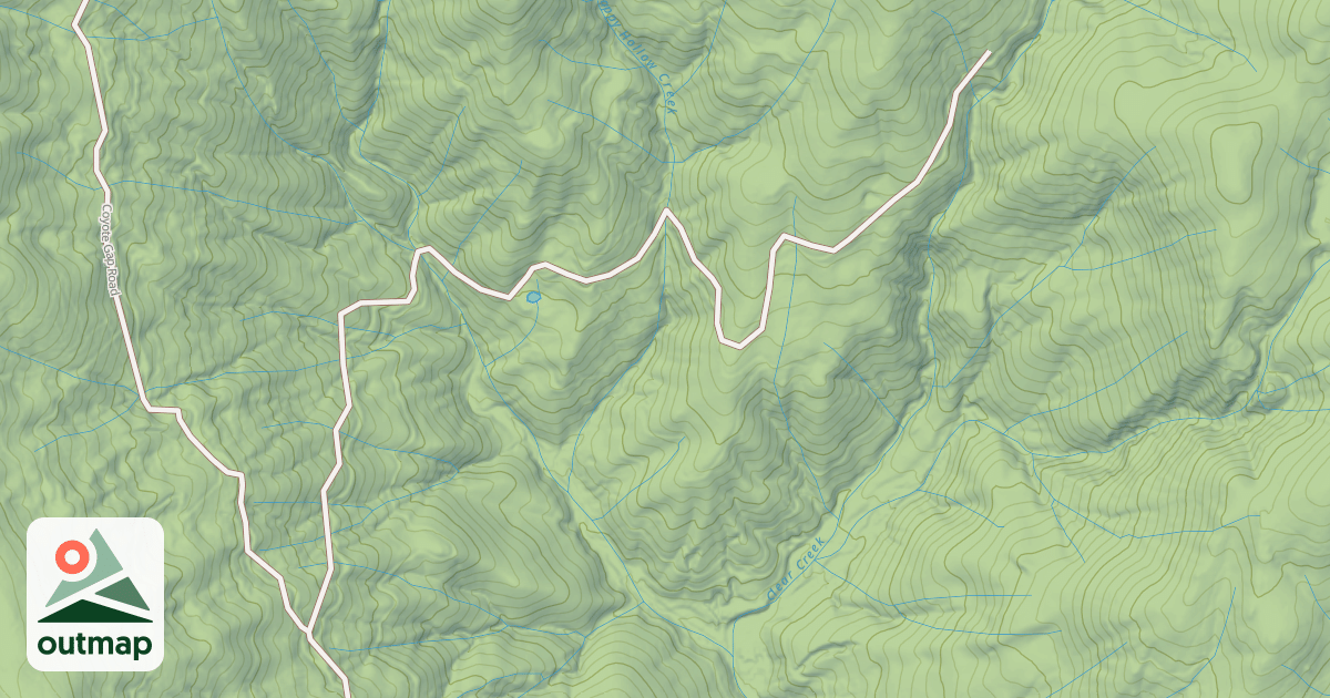 Map of HAPPY HOLLOW