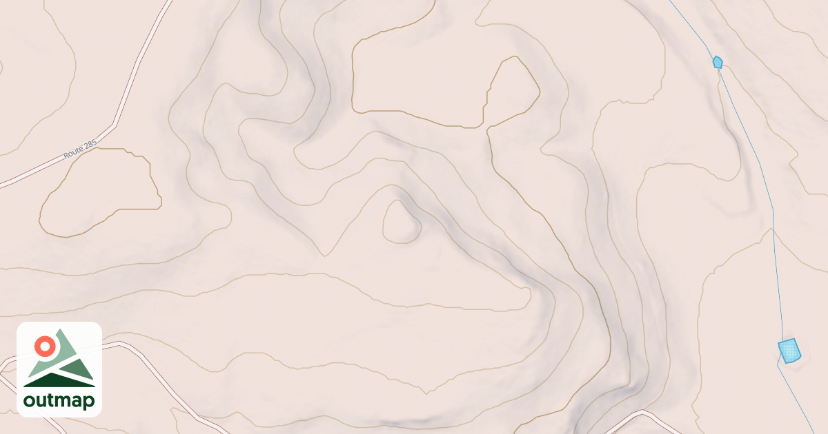 Map of REDONDO TS.