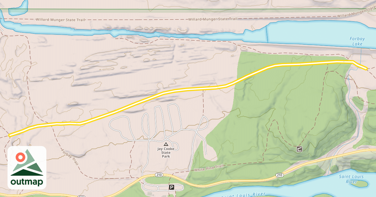 Map of C.C.C. Trail
