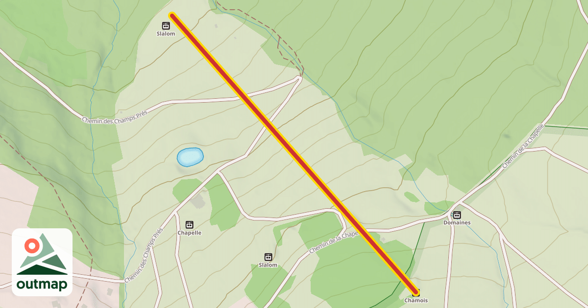 Map of Chamois