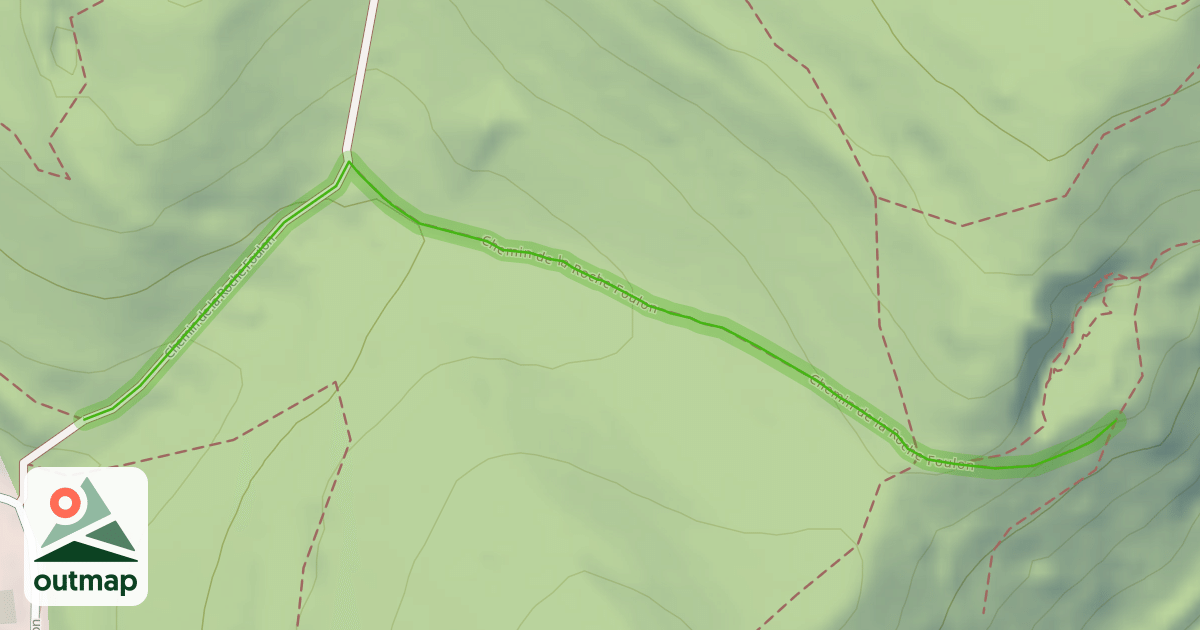 Map of Chemin de la Roche Foulon