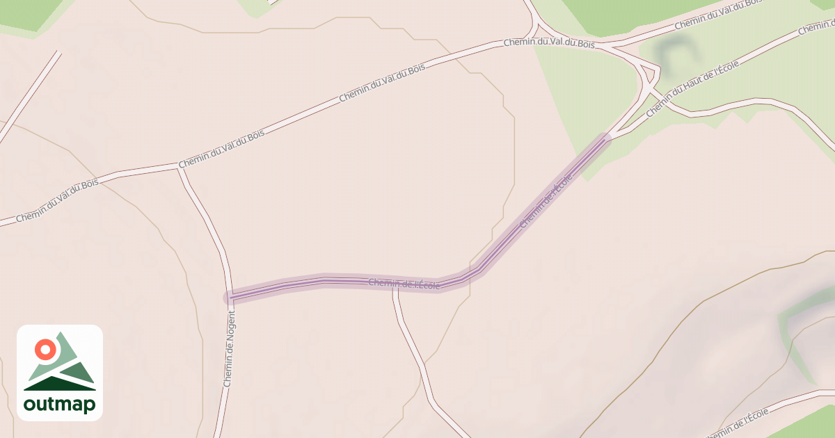 Map of Chemin de l'École