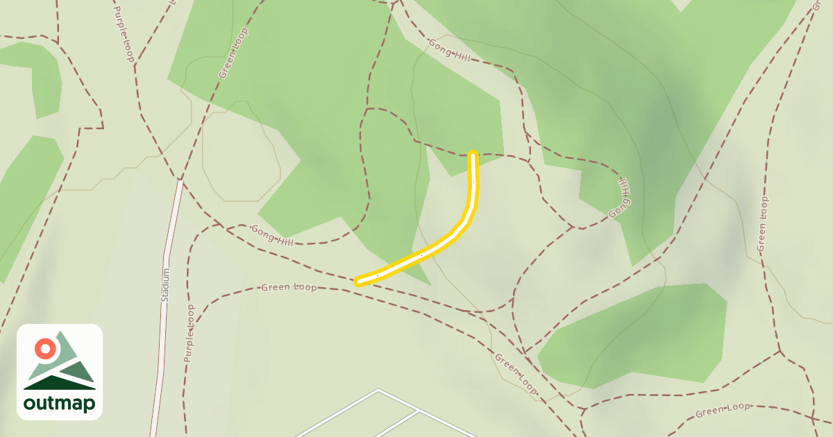 Map of Gong Hill