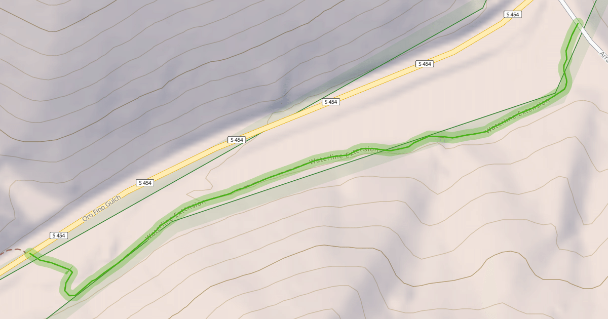 Map preview of Waterline Extension