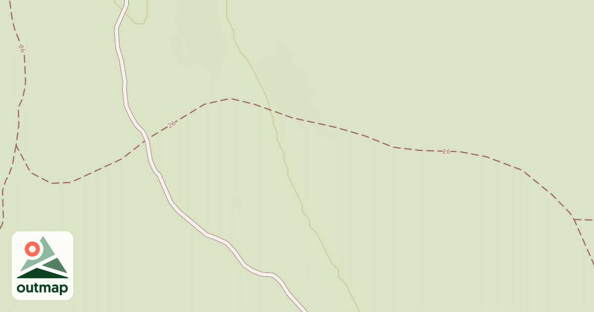Map of Cline Buttes Tr 26