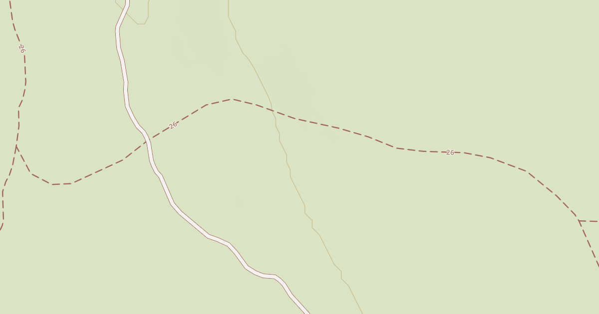 Map preview of Cline Buttes Tr 26