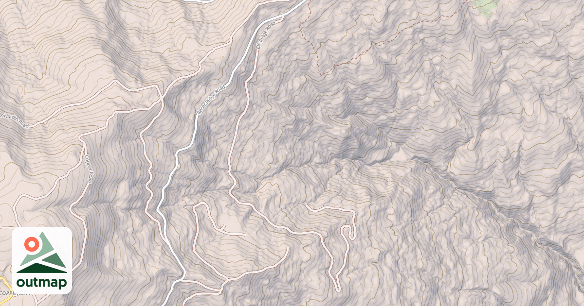 Map of ELK RIDGE