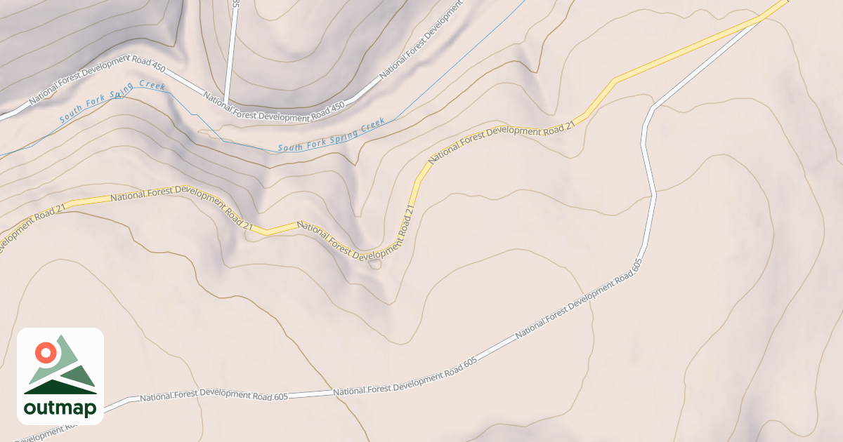 Map of S380 HUNTER RDG