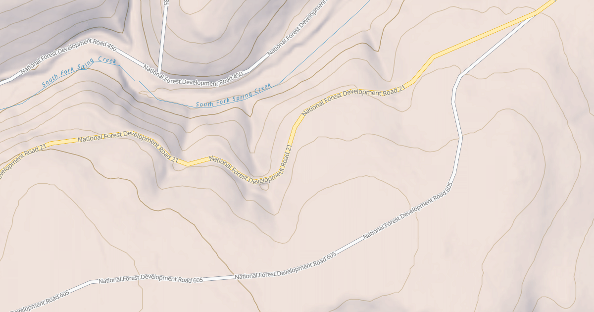 Map preview of S380 HUNTER RDG