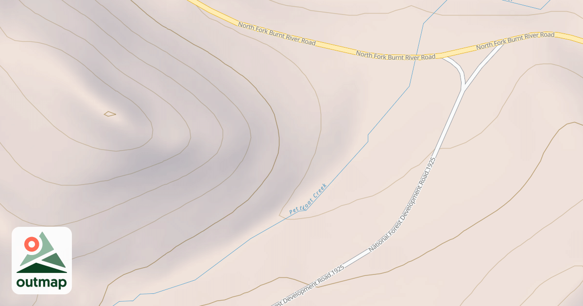 Map of USFS National Forest System Roads {8303FB5A-04AA-49A5-B8A3-24C6F3A52C88}