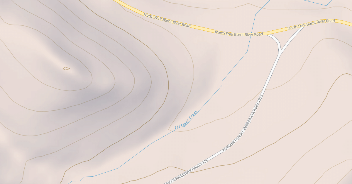 Map preview of USFS National Forest System Roads {8303FB5A-04AA-49A5-B8A3-24C6F3A52C88}