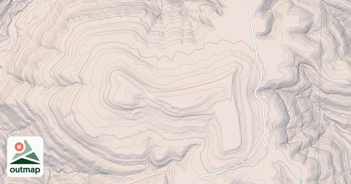 Map of USFS National Forest System Roads {44B369A1-3880-4DDA-AFB2-D13DEFF8DF67}