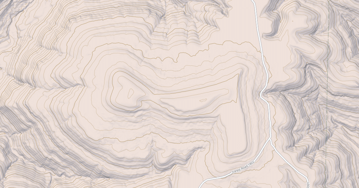 Map preview of USFS National Forest System Roads {44B369A1-3880-4DDA-AFB2-D13DEFF8DF67}