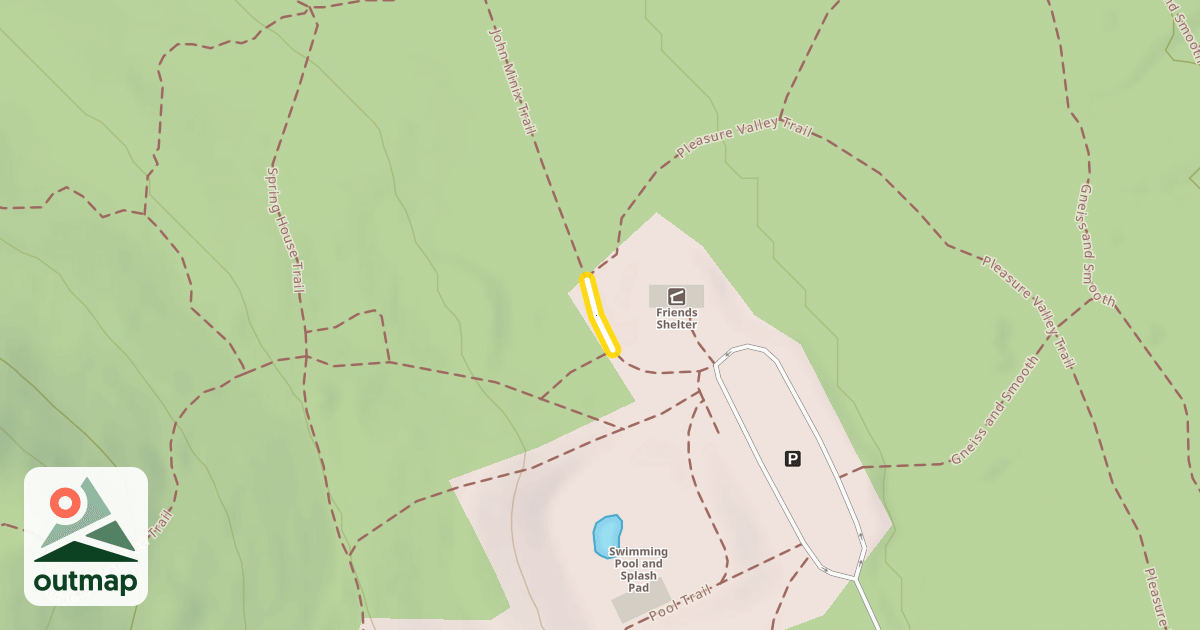 Map of Pleasure Valley Trail