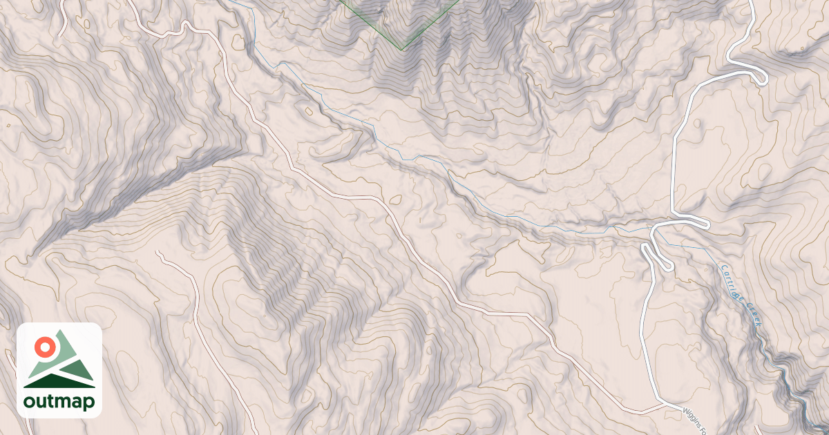 Map of CARTRIDGE CREEK