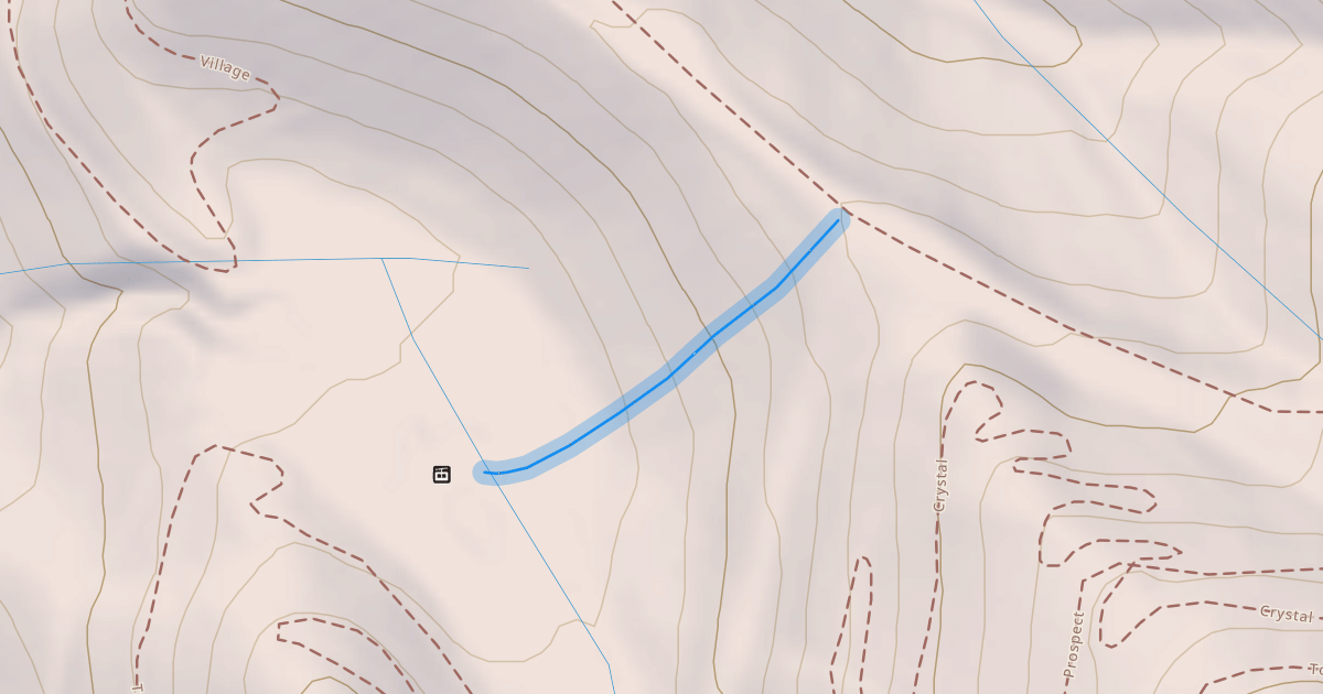 Map preview of Sheridan Headwall