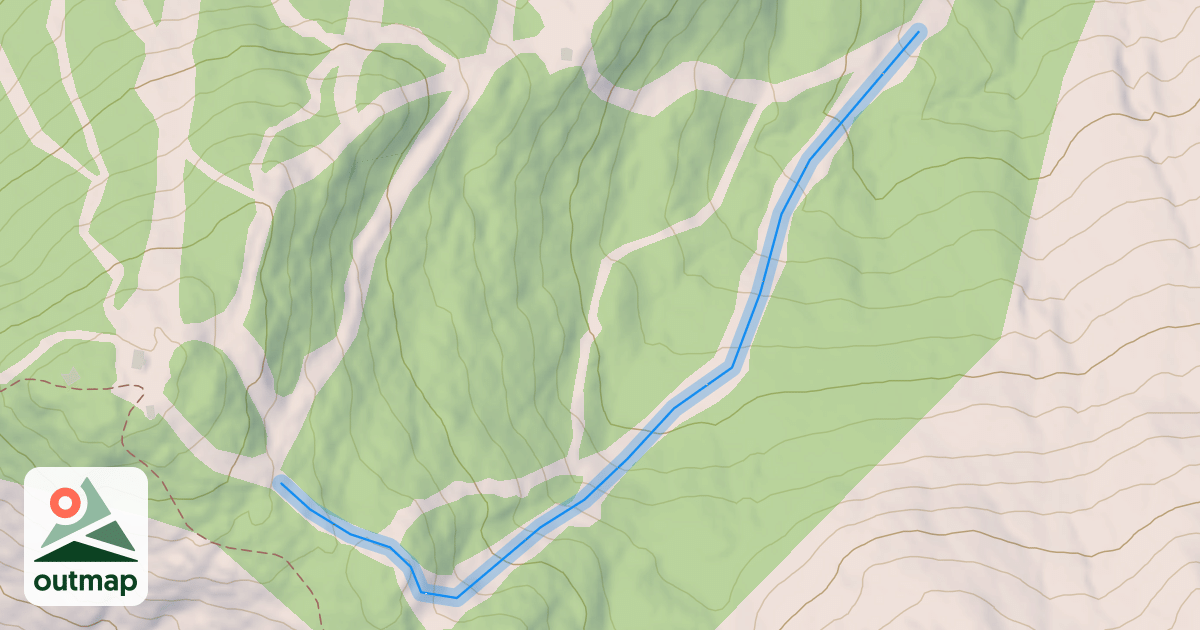 Map of Upper Easy Winder