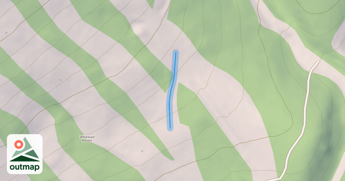 Map of Bob Small's Traverse