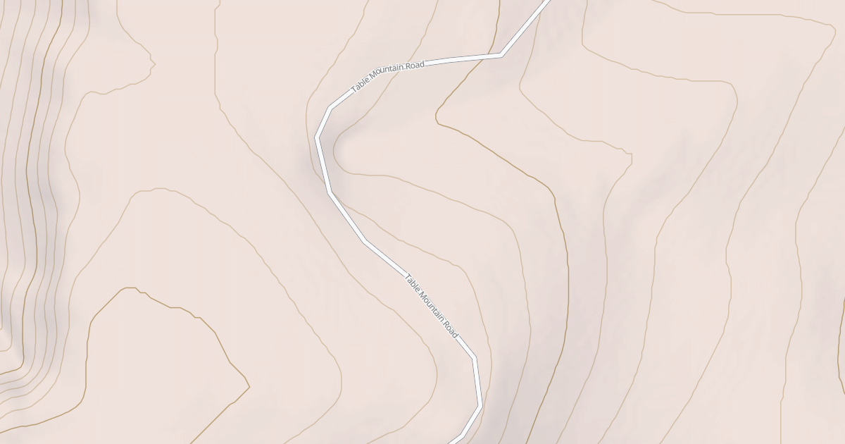 Map preview of Table Mountain Sled Trail