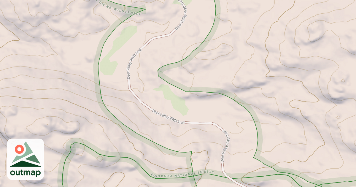 Map of DEER VALLEY 4WD