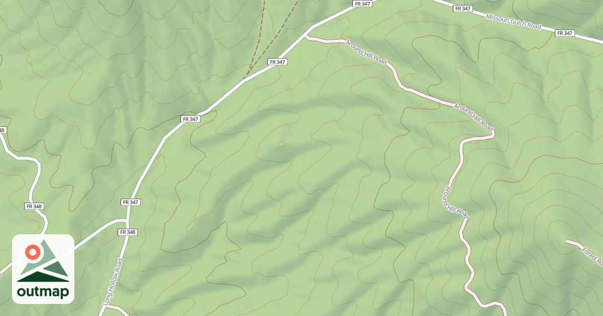 Map of AROUND HILL